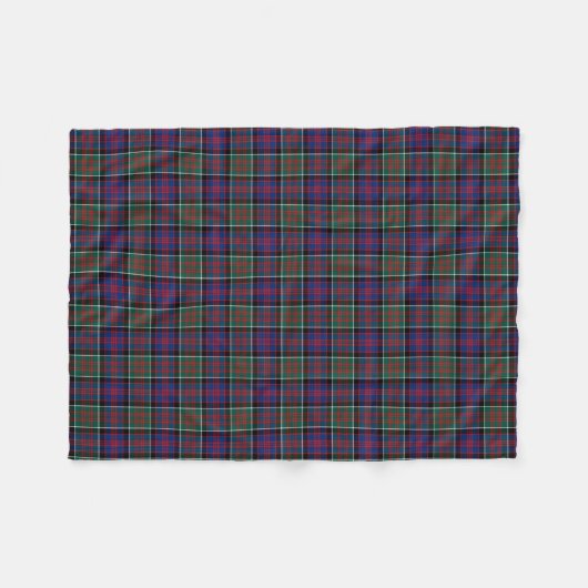 Clan MacDonald van Clanranald Tartan Fleece Deken (Voorkant (Horizontaal))