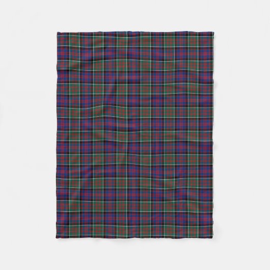 Clan MacDonald van Clanranald Tartan Fleece Deken (Voorkant)