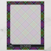 Clan MacDonald van Clanranald Tartan Flyer (Voorkant)