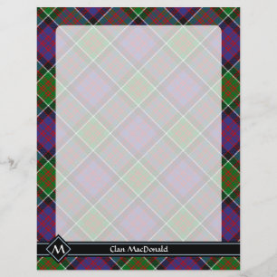Clan MacDonald van Clanranald Tartan Flyer