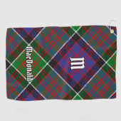 Clan MacDonald van Clanranald Tartan Golfhanddoek (Horizontaal)