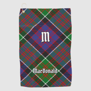Clan MacDonald van Clanranald Tartan Golfhanddoek