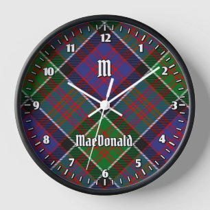 Clan MacDonald van Clanranald Tartan Grote klok