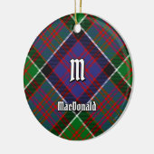 Clan MacDonald van Clanranald Tartan Keramisch Ornament (Links)