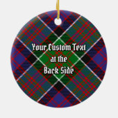 Clan MacDonald van Clanranald Tartan Keramisch Ornament (Achterkant)