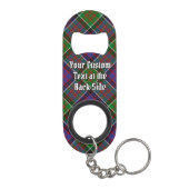 Clan MacDonald van Clanranald Tartan Mini Flessenopener (Achterkant)