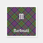 Clan MacDonald van Clanranald Tartan Napkins Servet (Voorkant)