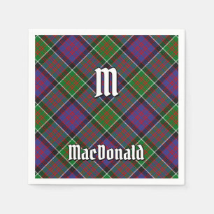 Clan MacDonald van Clanranald Tartan Napkins Servet