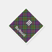 Clan MacDonald van Clanranald Tartan Napkins Servet (Hoek)