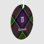 Clan MacDonald van Clanranald Tartan Ornament (voorkant)