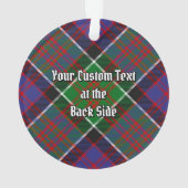 Clan MacDonald van Clanranald Tartan Ornament (achterkant)