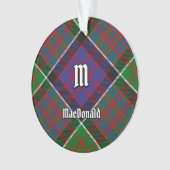 Clan MacDonald van Clanranald Tartan Ornament (voorkant)