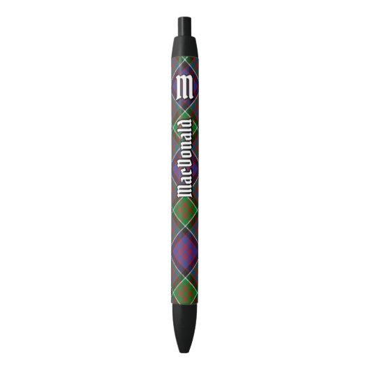 Clan MacDonald van Clanranald Tartan Pen (Voorkant Verticaal)