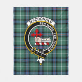 Clan MacDonald van de eilanden die de oudheid van Fleece Deken (Voorkant)
