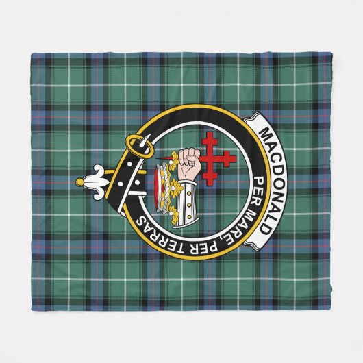 Clan MacDonald van de eilanden die de oudheid van  Fleece Deken (Voorkant (Horizontaal))