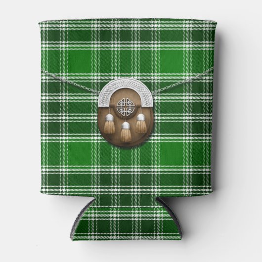 Clan MacDonald van de eilandengroep Tartan Sporran Blikjeskoeler (Voorkant)