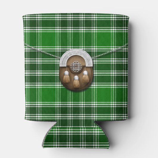 Clan MacDonald van de eilandengroep Tartan Sporran Blikjeskoeler (Achterkant)
