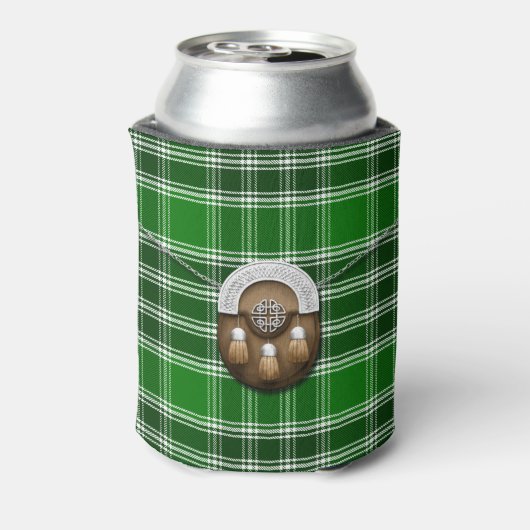 Clan MacDonald van de eilandengroep Tartan Sporran Blikjeskoeler (Blikje Achterkant)