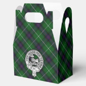 Clan MacDonald van de Isles Crest & Tartan Bedankdoosjes (Geopend)
