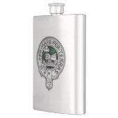 Clan MacDonald van de Isles Crest & Tartan Flacon (Links)