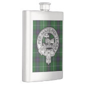 Clan MacDonald van de Isles Crest & Tartan Flacon (Rechts)