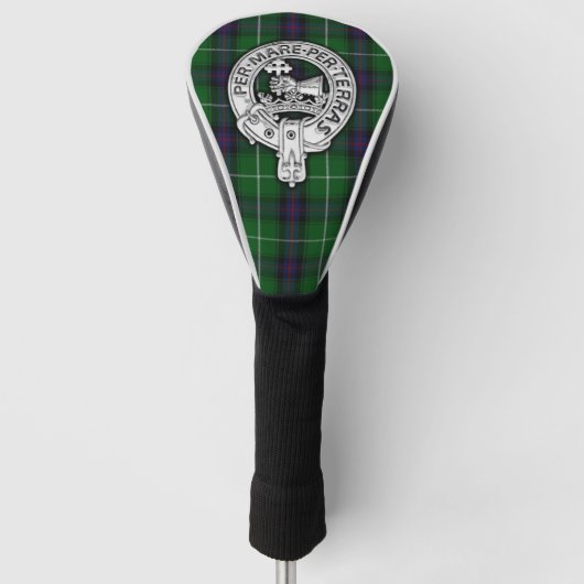 Clan MacDonald van de Isles Crest & Tartan Golfheadcover (Voorkant)