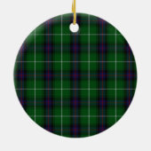 Clan MacDonald van de Isles Crest & Tartan Keramisch Ornament (Achterkant)
