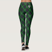Clan MacDonald van de Isles Crest & Tartan Leggings (Achterkant)