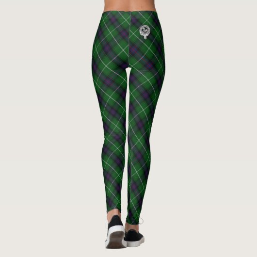 Clan MacDonald van de Isles Crest & Tartan Leggings (Achterkant)