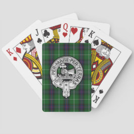 Clan MacDonald van de Isles Crest & Tartan Pokerkaarten