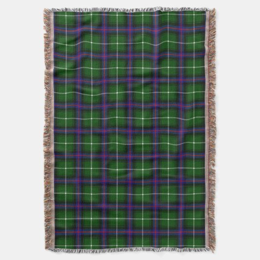 Clan MacDonald van de Isles Tartan Deken (Voorkant Verticaal)