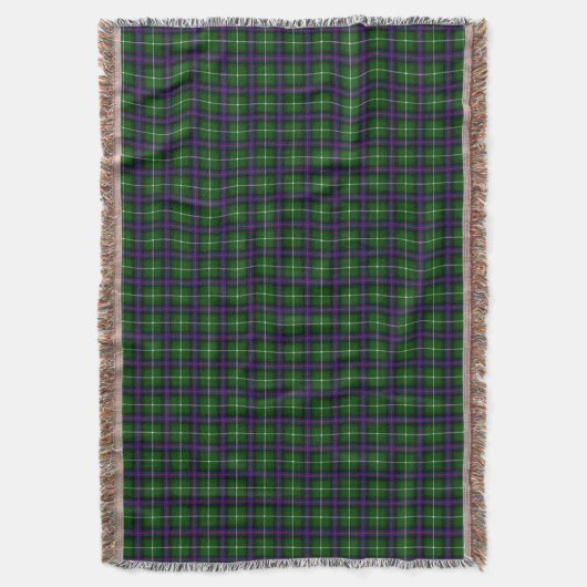Clan MacDonald van de Isles Tartan Deken (Voorkant Verticaal)