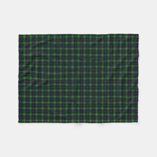 Clan MacDonald van de Isles Tartan Fleece Deken (Voorkant (Horizontaal))