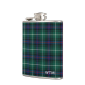 Clan MacDonald van de Isles Tartan Monogram Heupfles (Links)