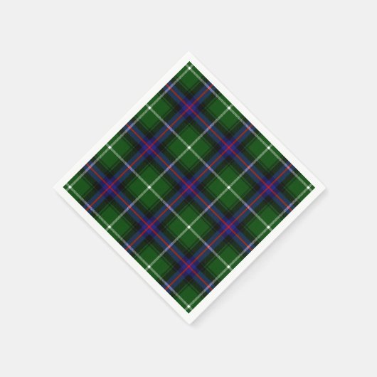 Clan MacDonald van de Isles Tartan Servetten (Hoek)