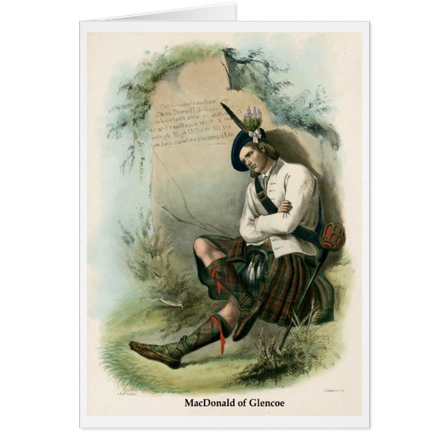 Clan MacDonald van Glencoe (Voorkant)