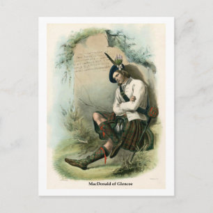Clan MacDonald van Glencoe Briefkaart