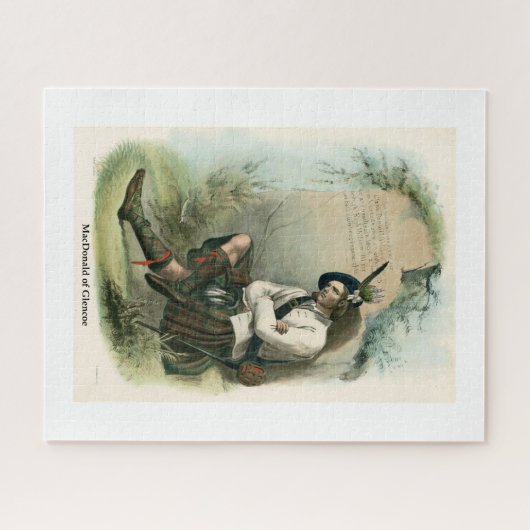 Clan MacDonald van Glencoe Legpuzzel (Horizontaal)