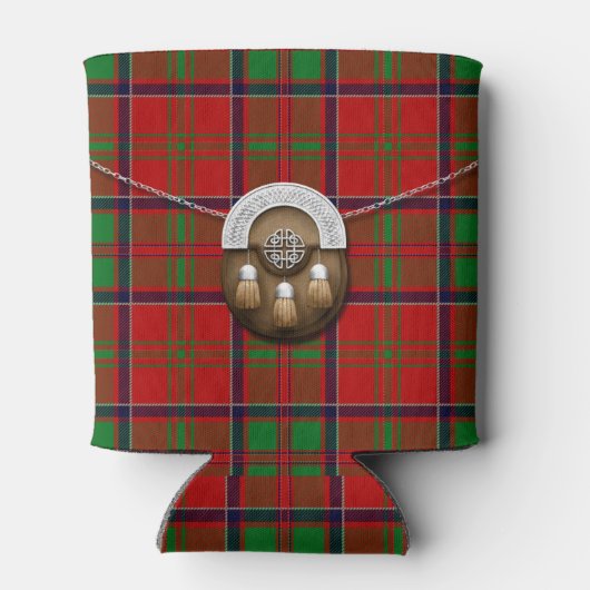 Clan MacDonald van Glencoe Tartan en Sporran Blikjeskoeler (Achterkant)