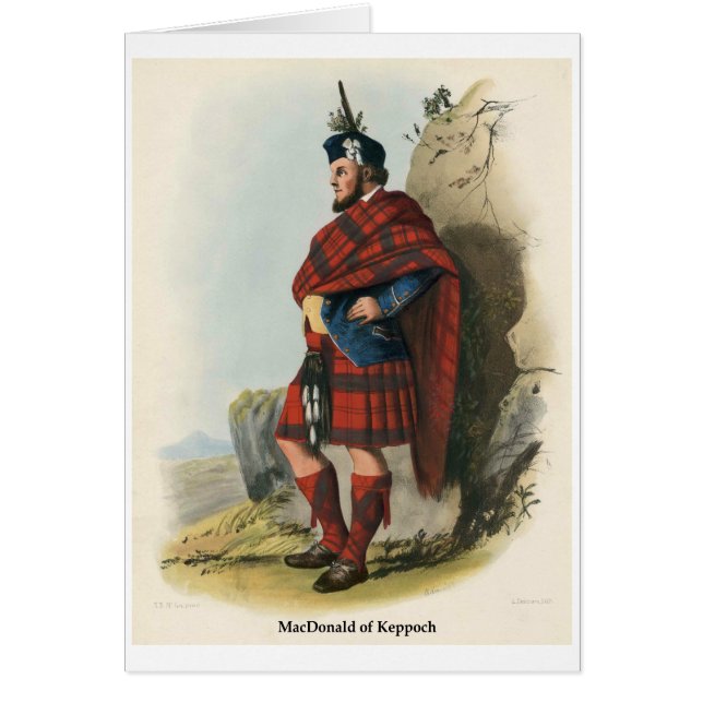 Clan MacDonald van Keppoch (Voorkant)
