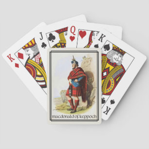 Clan MacDonald van Keppoch Classic Schotland Pokerkaarten
