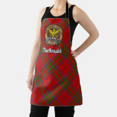 Clan MacDonald van Keppoch Crest Apron Schort (Insitu)