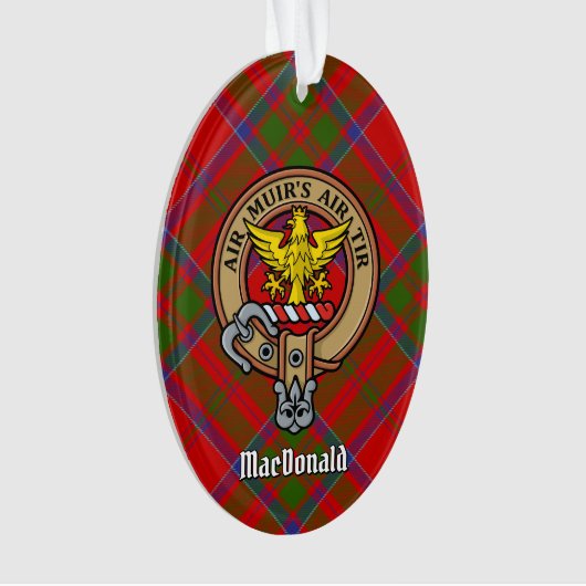 Clan MacDonald van Keppoch Crest Ornament (voorkant)