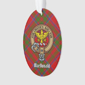 Clan MacDonald van Keppoch Crest Ornament (voorkant)