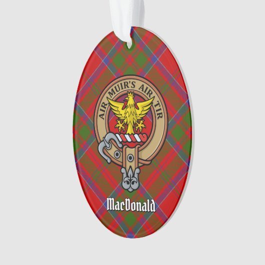 Clan MacDonald van Keppoch Crest Ornament (voorkant)