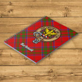 Clan MacDonald van Keppoch Crest over Tartan Notitieboek