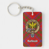 Clan MacDonald van Keppoch Crest Sleutelhanger (Voorkant)