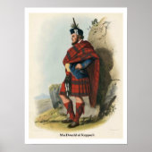 Clan MacDonald van Keppoch Poster (Voorkant)