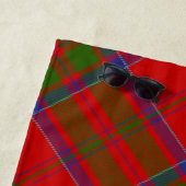 Clan MacDonald van Keppoch Tartan Beach Towel Strandlaken (In situ)