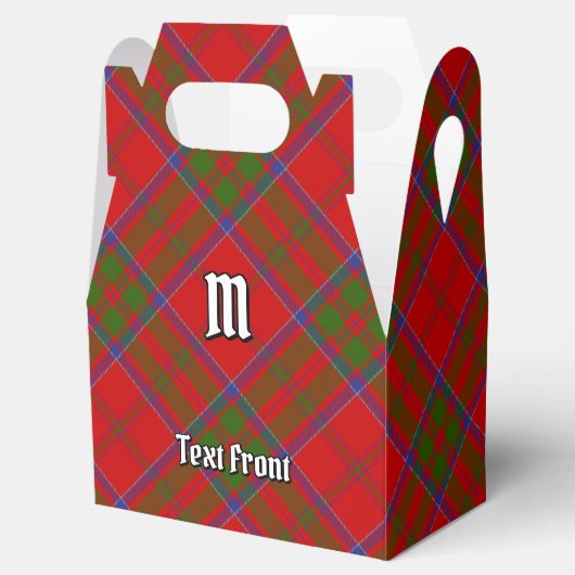 Clan MacDonald van Keppoch Tartan Favor Box Bedankdoosjes (Geopend)